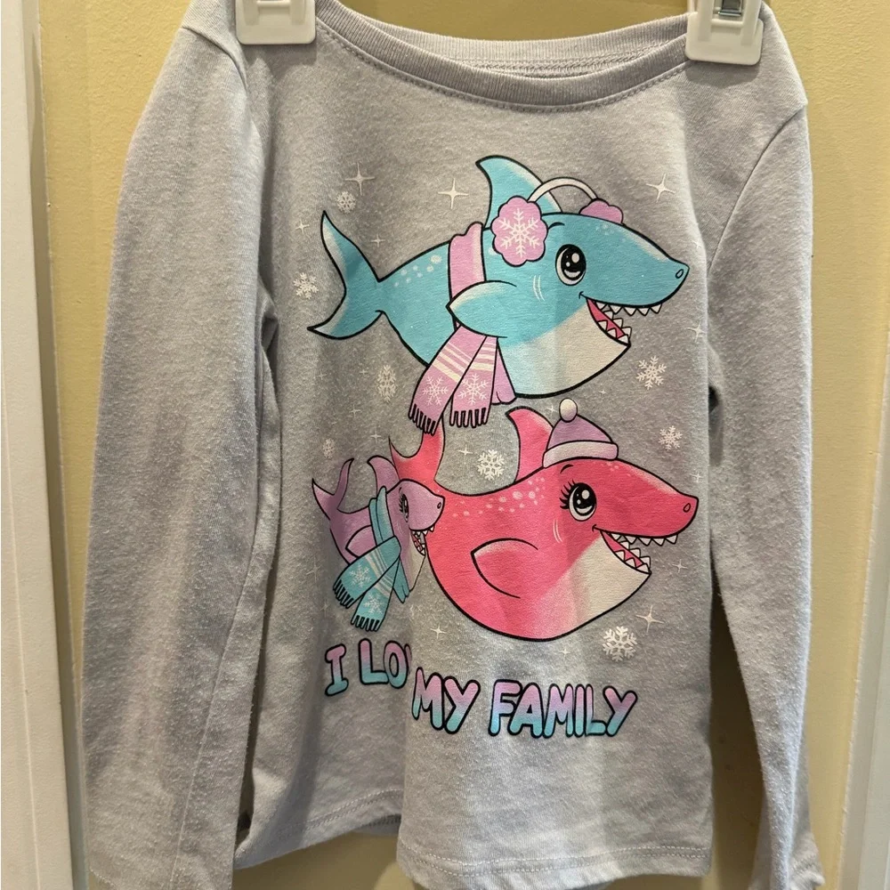 The Children's Place Long Sleeve Tee and Matching Tulle Ruffle Skirt Set